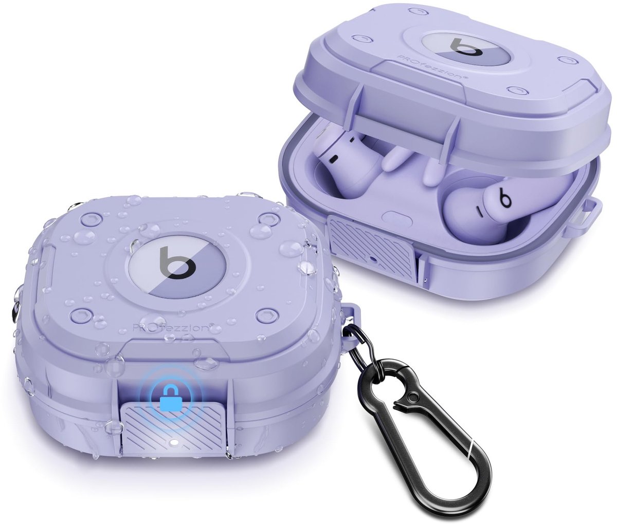 Omgoods - Hardcase voor Beats Powerbeats Pro 2 - Hyper Purple