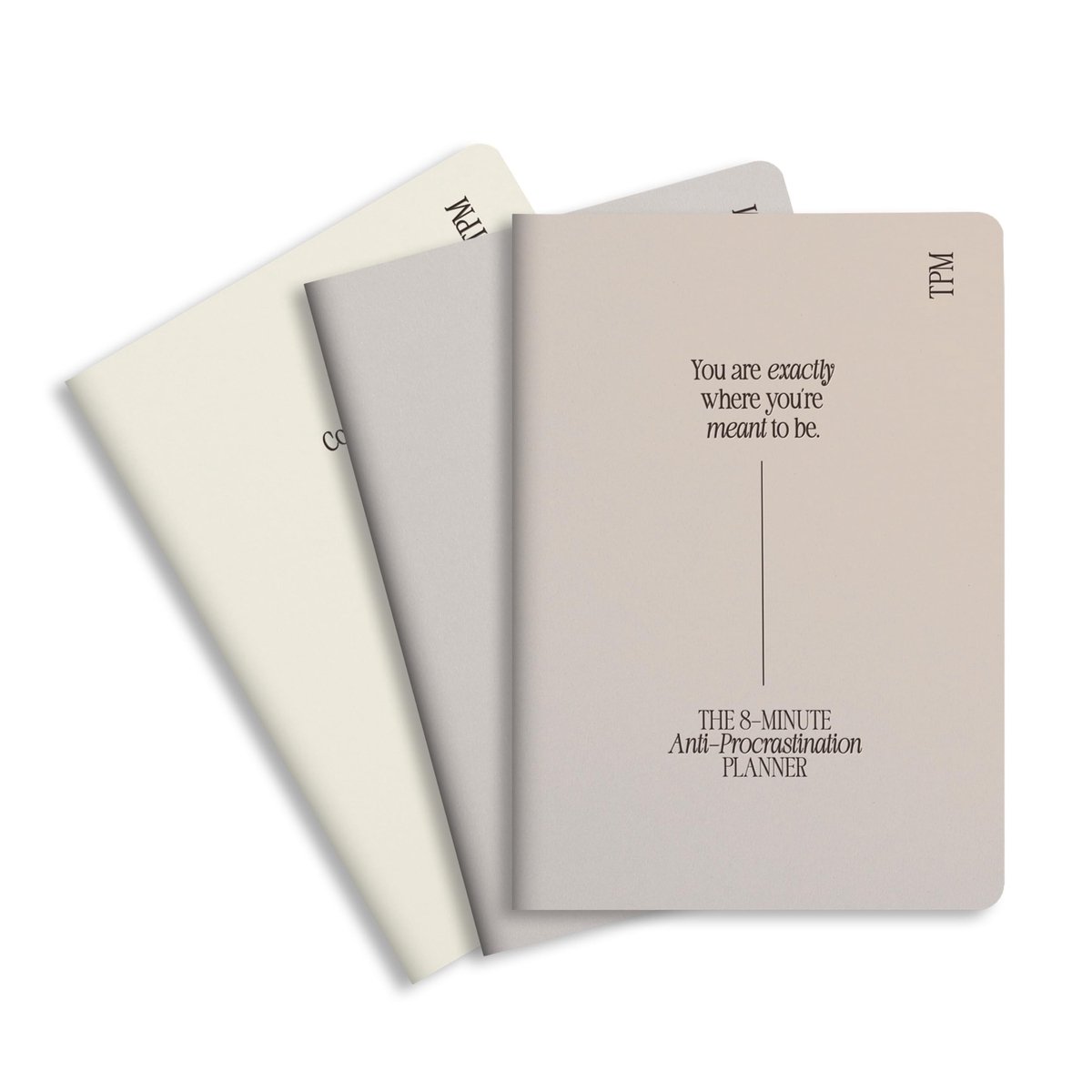 Omgoods - 8 Minuten Planner Set - Ongedateerde Dagelijkse Productiviteitsplanner A5