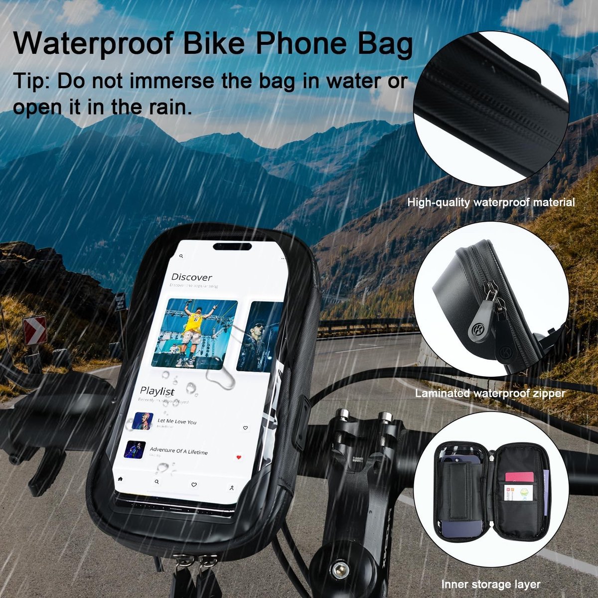 Omgoods - Fietsstuurtas - Sportieve en Praktische Oplossing