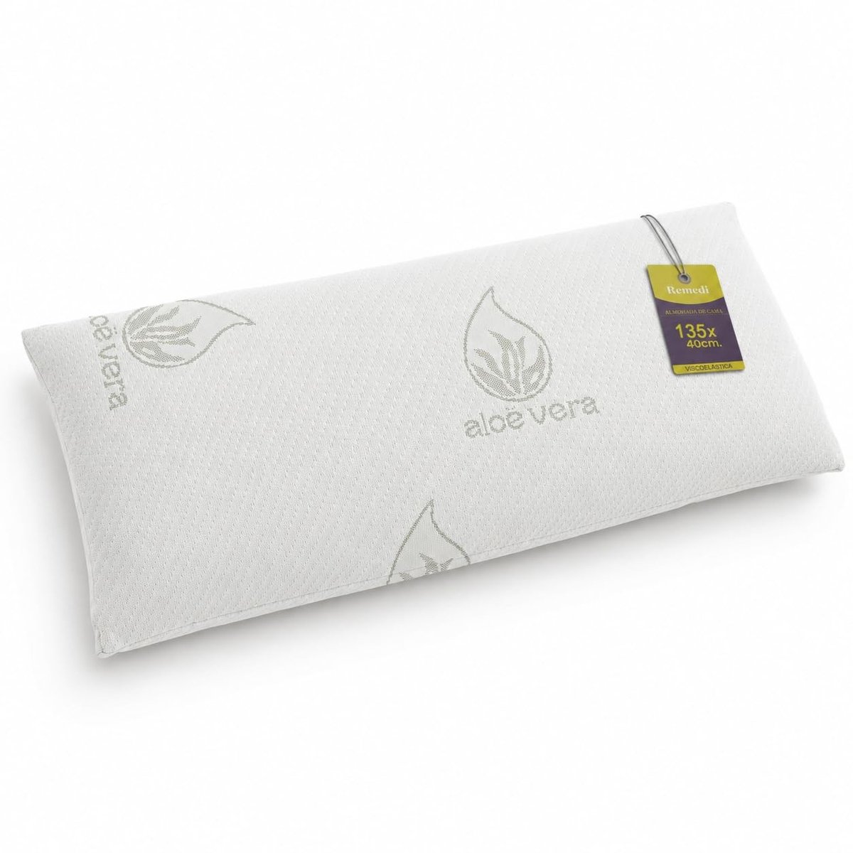 Omgoods - Ergonomisch Visco-elastisch Kussen 135 x 40 cm - Met Aloe Vera Behandeling, Wasbaar