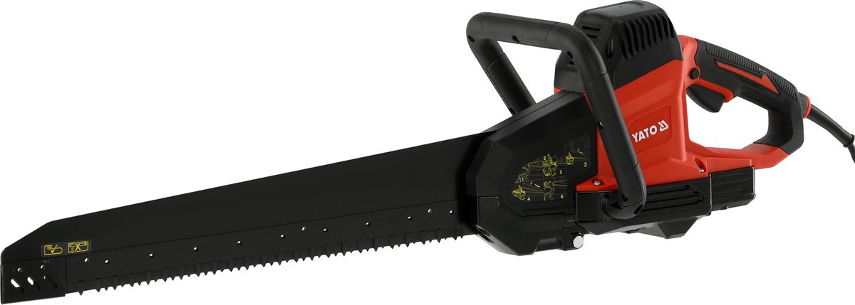 YATO YT-82284 "Crocodile" Elektrische Blokkenzaag / Alligatorsnoeizaag – 1500W – Zaaglengte 430 mm – Voor Cellenbeton, Keramiek & Steenwol