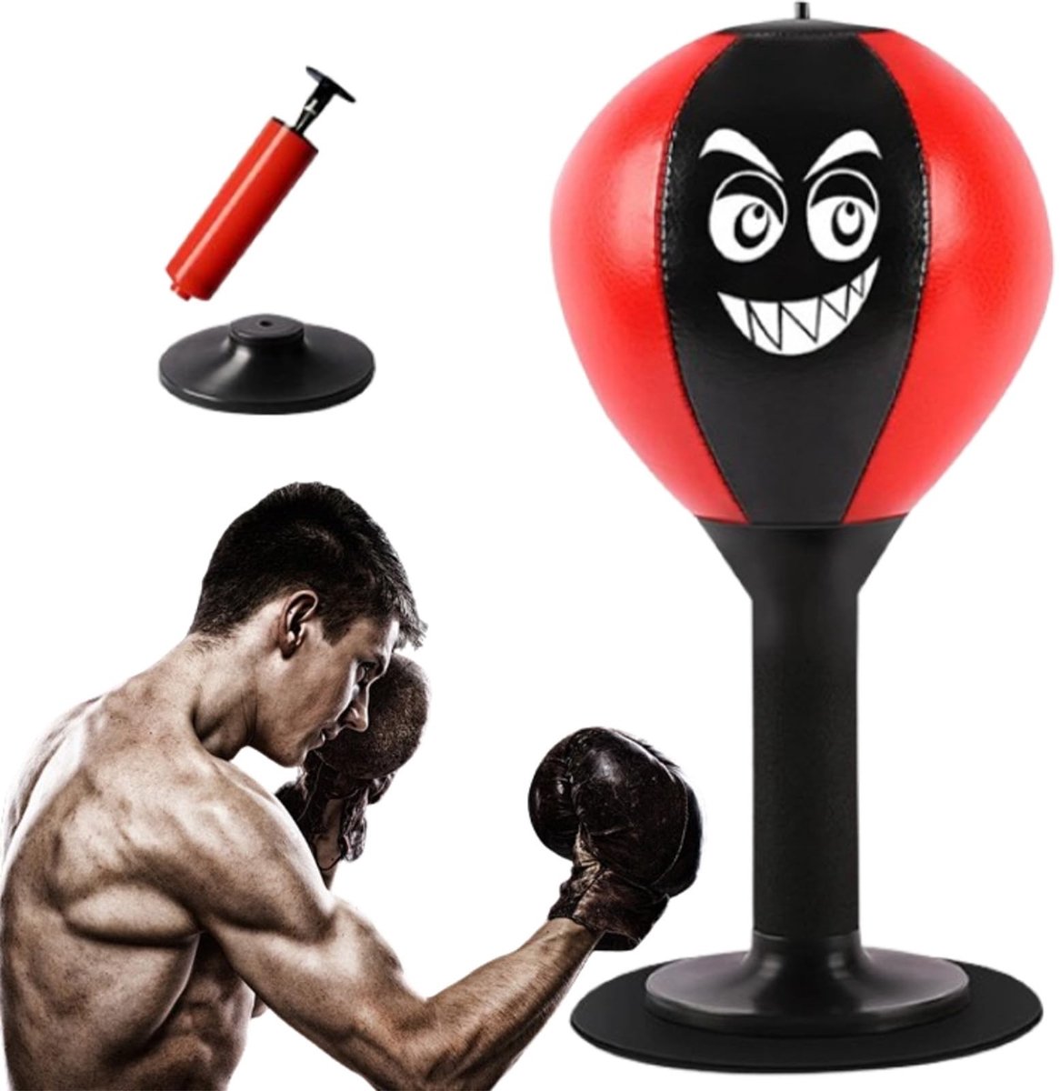 Omgoods - Desktop Punching Bag voor Stressverlichting en Training