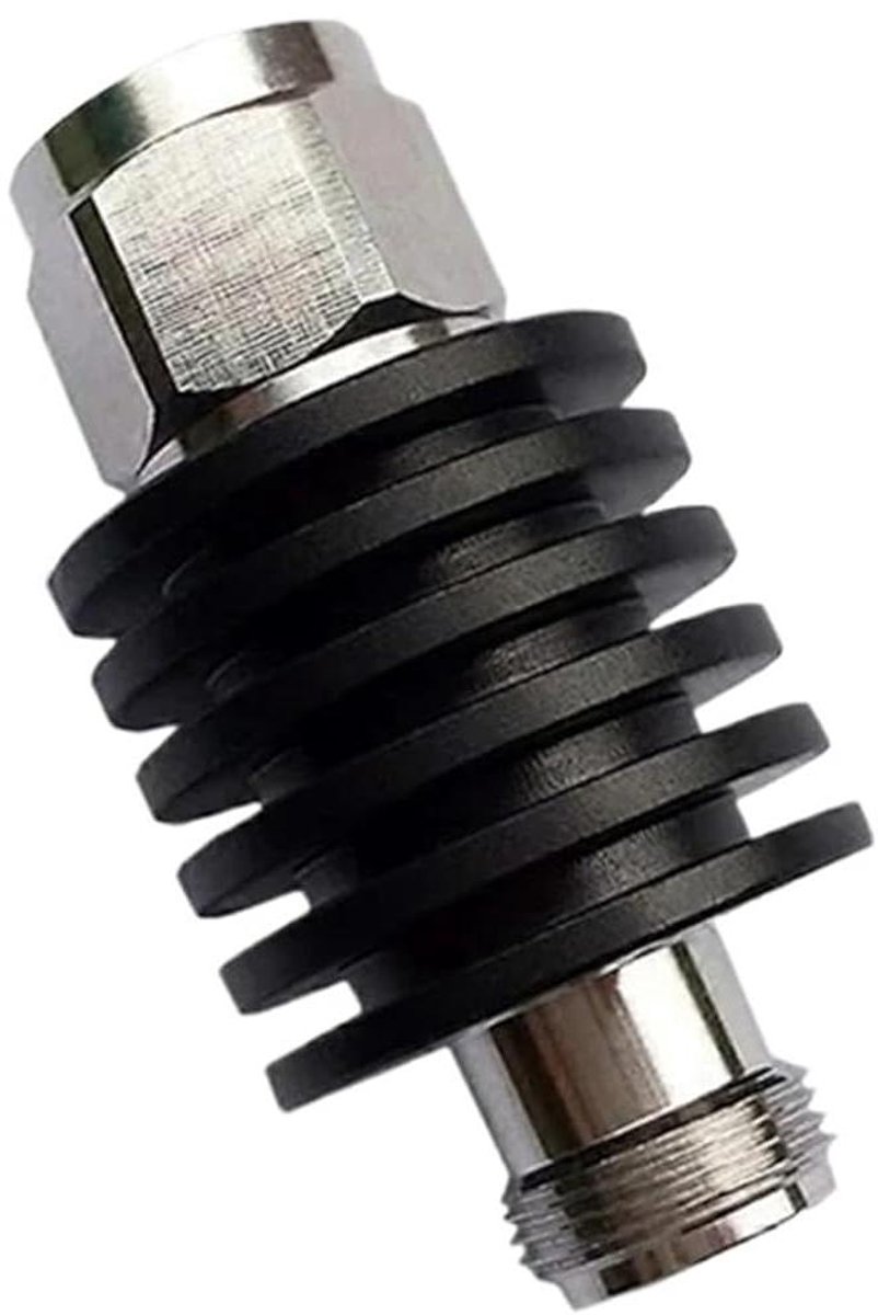 RF Demper - Coaxiale Demper - Signaal Verzwakken - Vaste Demping - 10W 3GHz - Zilver