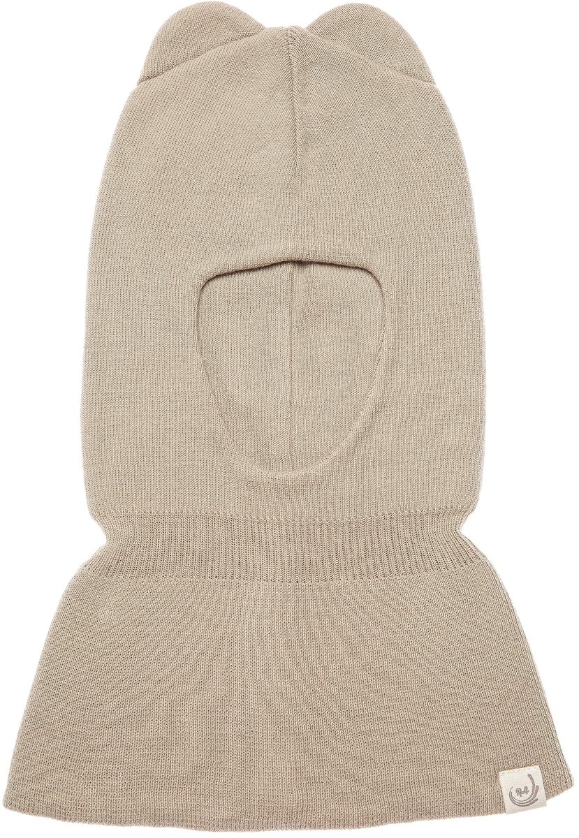 Omgoods - Warm Gebreide Balaclava voor Kinderen - Beige 1-3 Jaar
