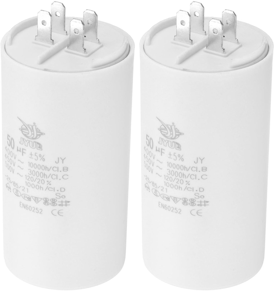 Omgoods - CBB60 Condensator - 50 UF, AC 450 V voor Motoren