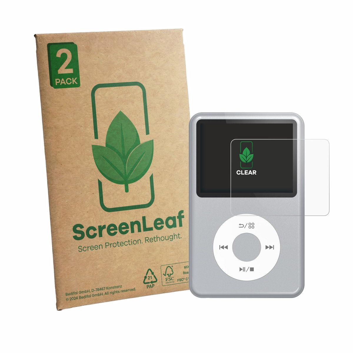 2 Stuks Screenprotector voor innioasis Y1 - Hoogwaardige Beschermfolie transparant