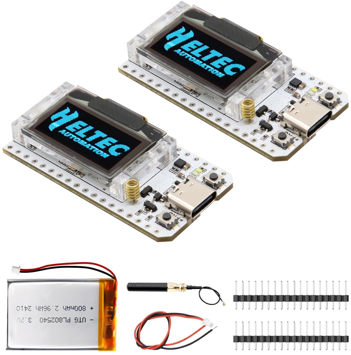 Omgoods - LoRa V3 Ontwikkelset met 3000 mAh Batterij en OLED Display