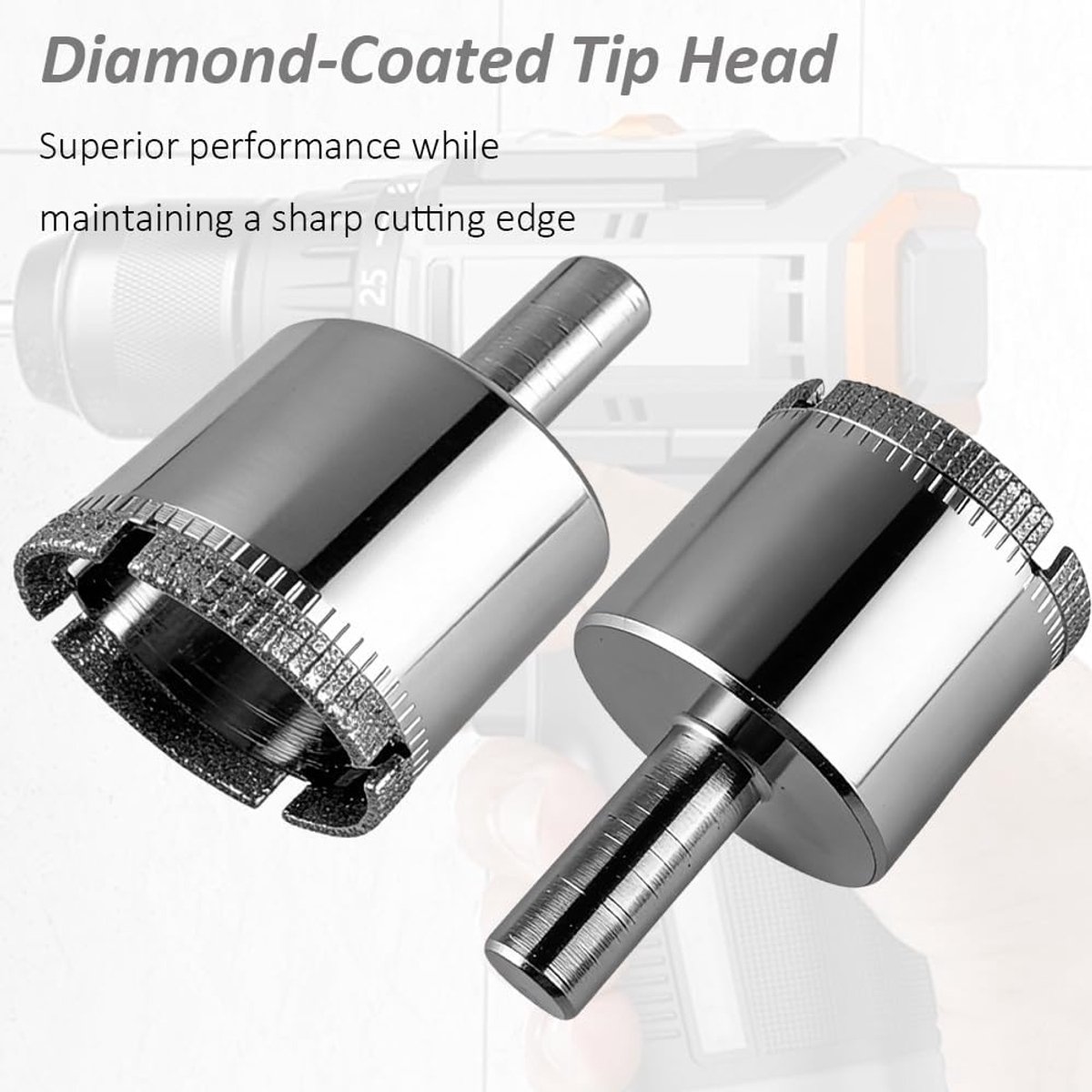 Tegelboor Diamant Glasboor 14mm voor Glas Marmer Tegels Jade | Keramiek Porselein Haakse Slijpmachines
