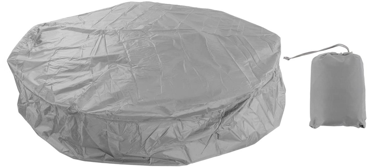 Omgoods - Opblaasbare Hot Tub Cover - Waterdichte Bescherming voor Ronde (210x30cm-Grijs)