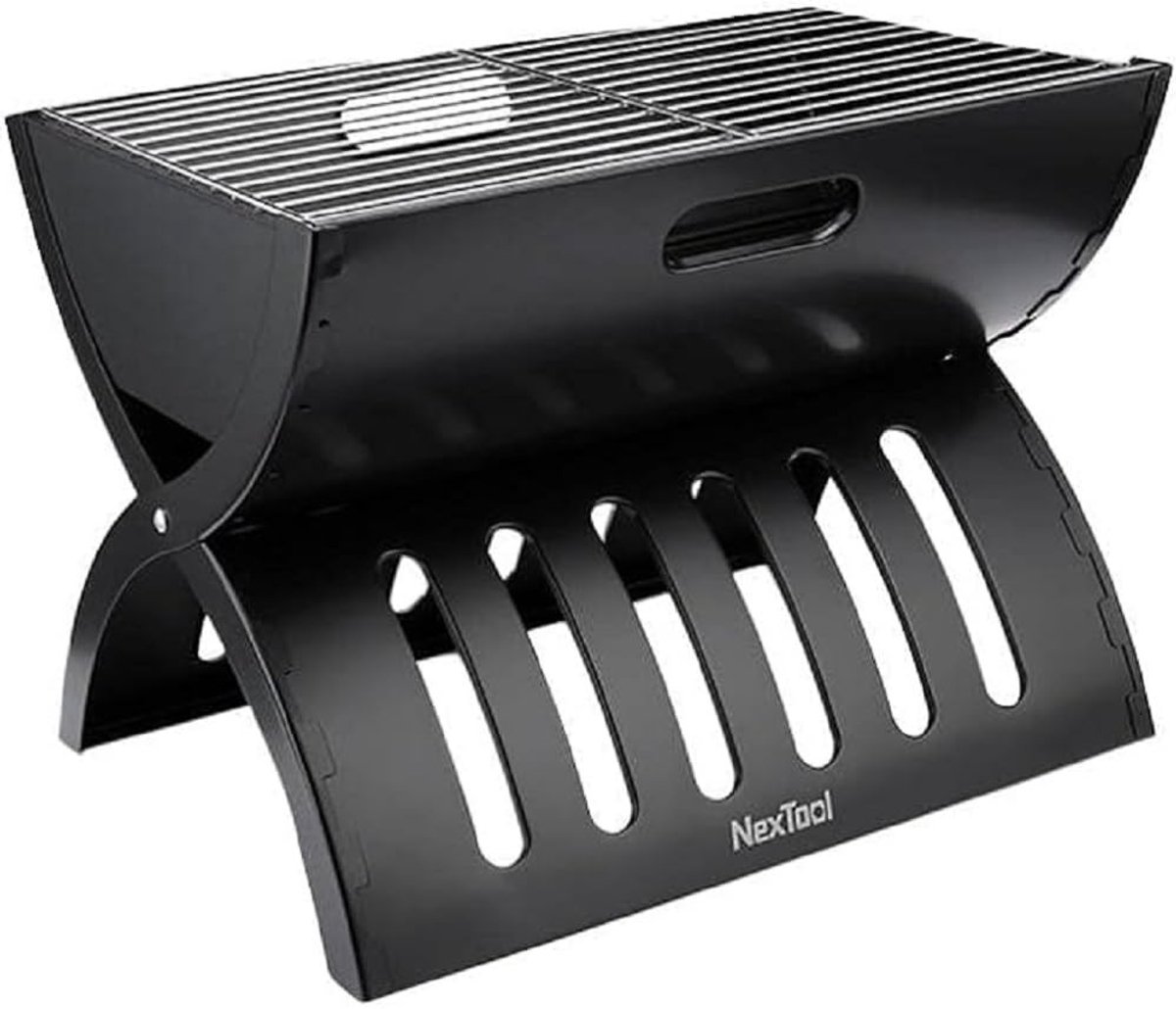 Omgoods - Vouwbare Grill voor Buiten - Ideaal voor Kamperen en Barbecueën