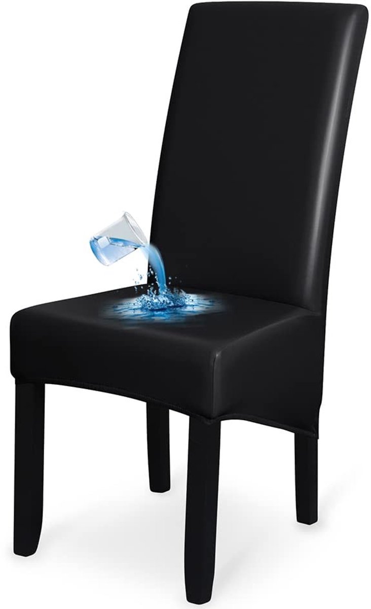 Omgoods - Waterproof PU Leren Stretch Dining Chair Covers voor Bescherming