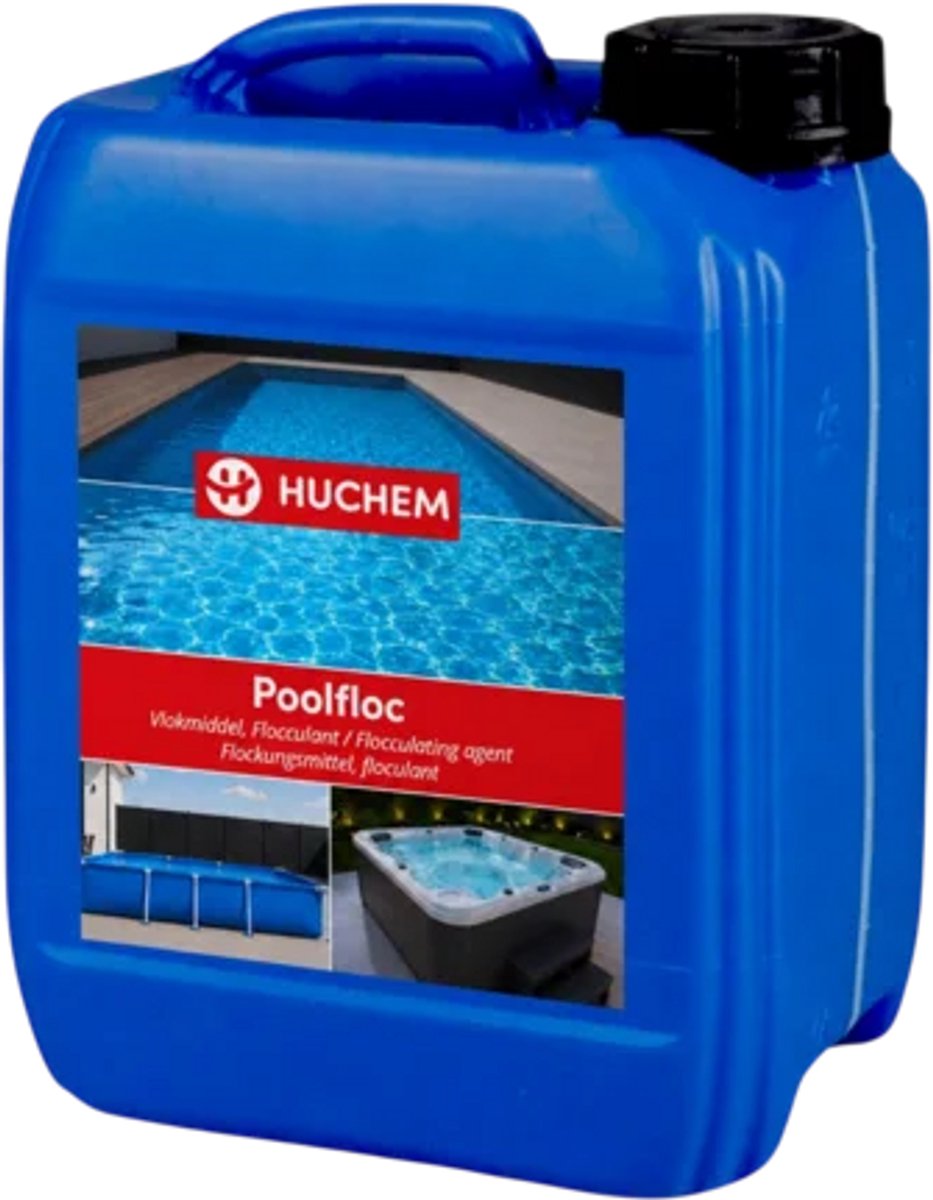 Vlokmiddel | Pool Floc– 5L | Professioneel Vlokmiddel voor Kristalhelder Zwembadwater