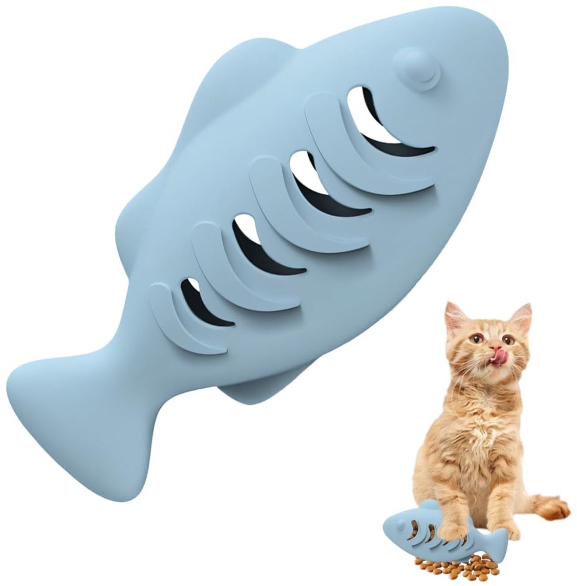 Omgoods - Katten Kauwspeeltje met Kattengras - Interactief Speelgoed voor Tandverzorging