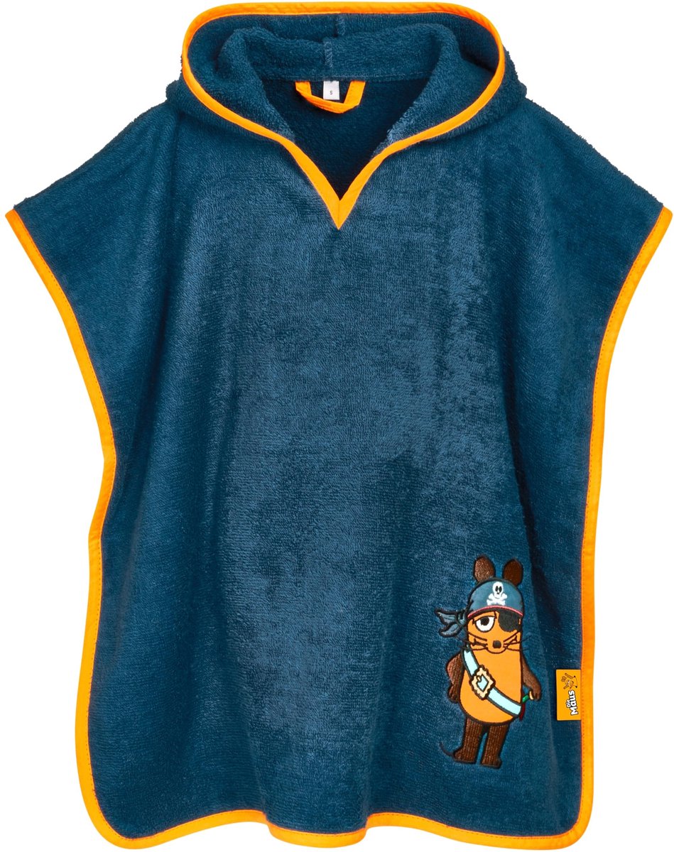 Omgoods - Badstof Poncho Badjas Handdoek voor Kinderen - Dierenprint