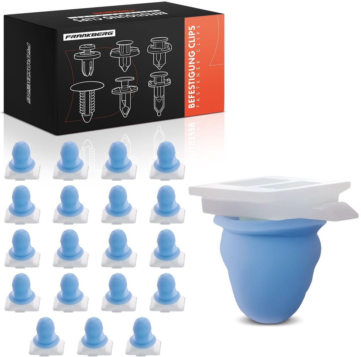 Omgoods - Fixing Clips en Spreader Rivets Set voor P.a.s.a.t Modellen - 20 Stuks