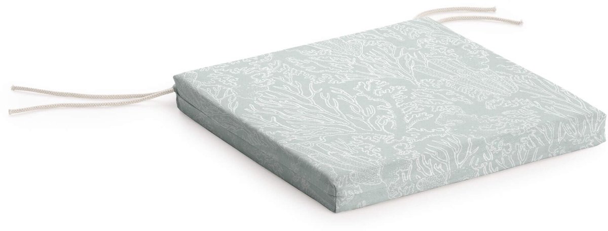 Omgoods - Luxe zitzak met waterdichte hoes - 40 x 40 cm, Model Estarit Mint