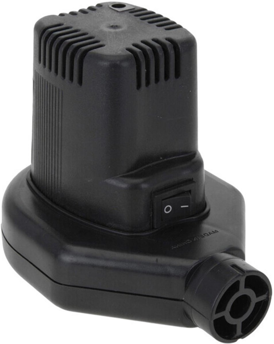 Benson luchtpomp elektrisch - zwart - 60 watt - opblaaspomp - pomp