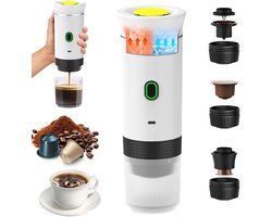 Omgoods - Draagbare koffiezetter - 3-in-1 elektrische espresso machine voor onderweg
