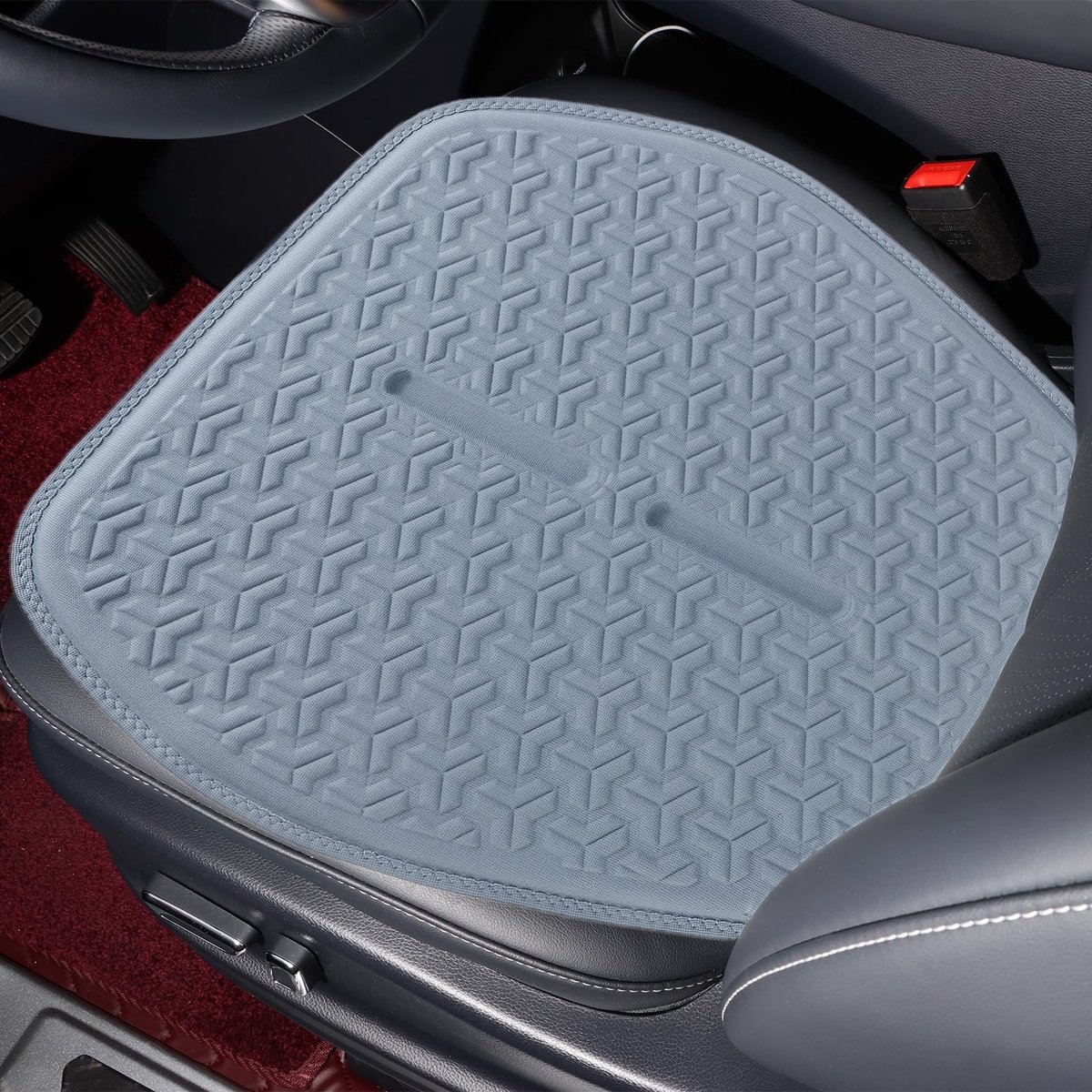 Omgoods - Large Gel Zitkussen - Ademend 3D Oppervlak voor Auto en Thuis