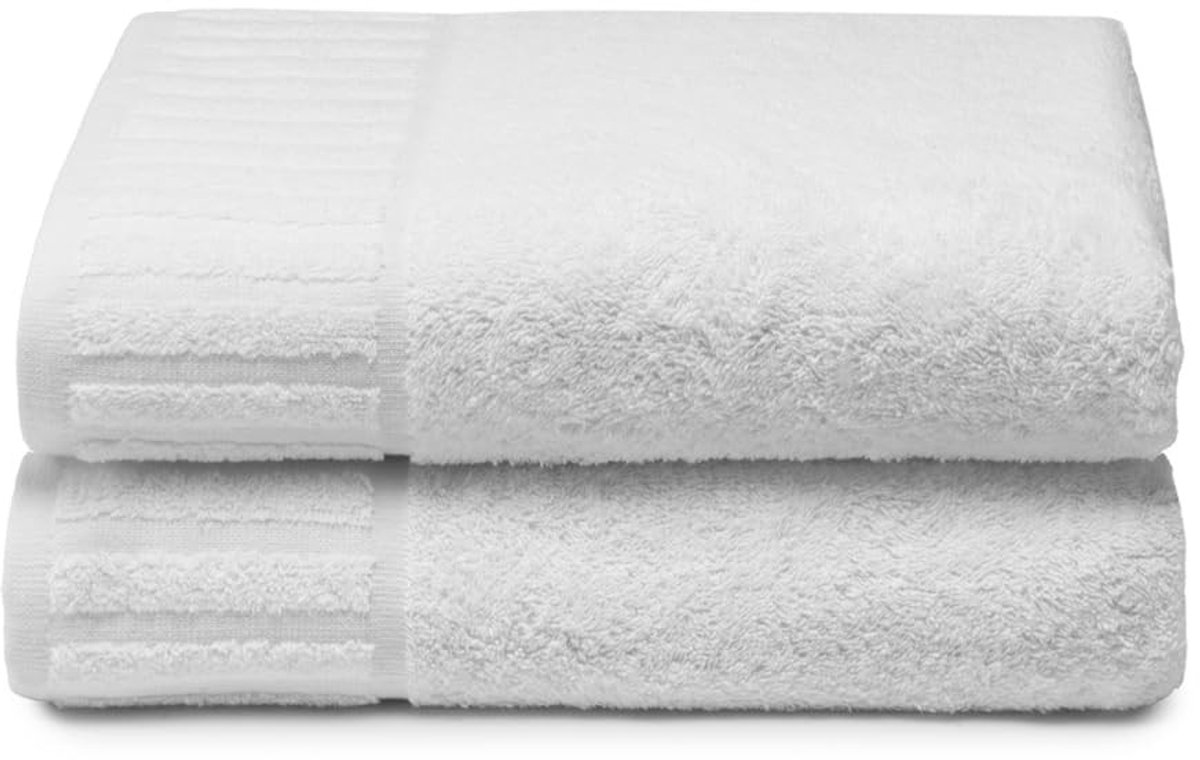 Omgoods - Set van 2 Luxe Badhanddoeken van 100% Egyptisch Katoen