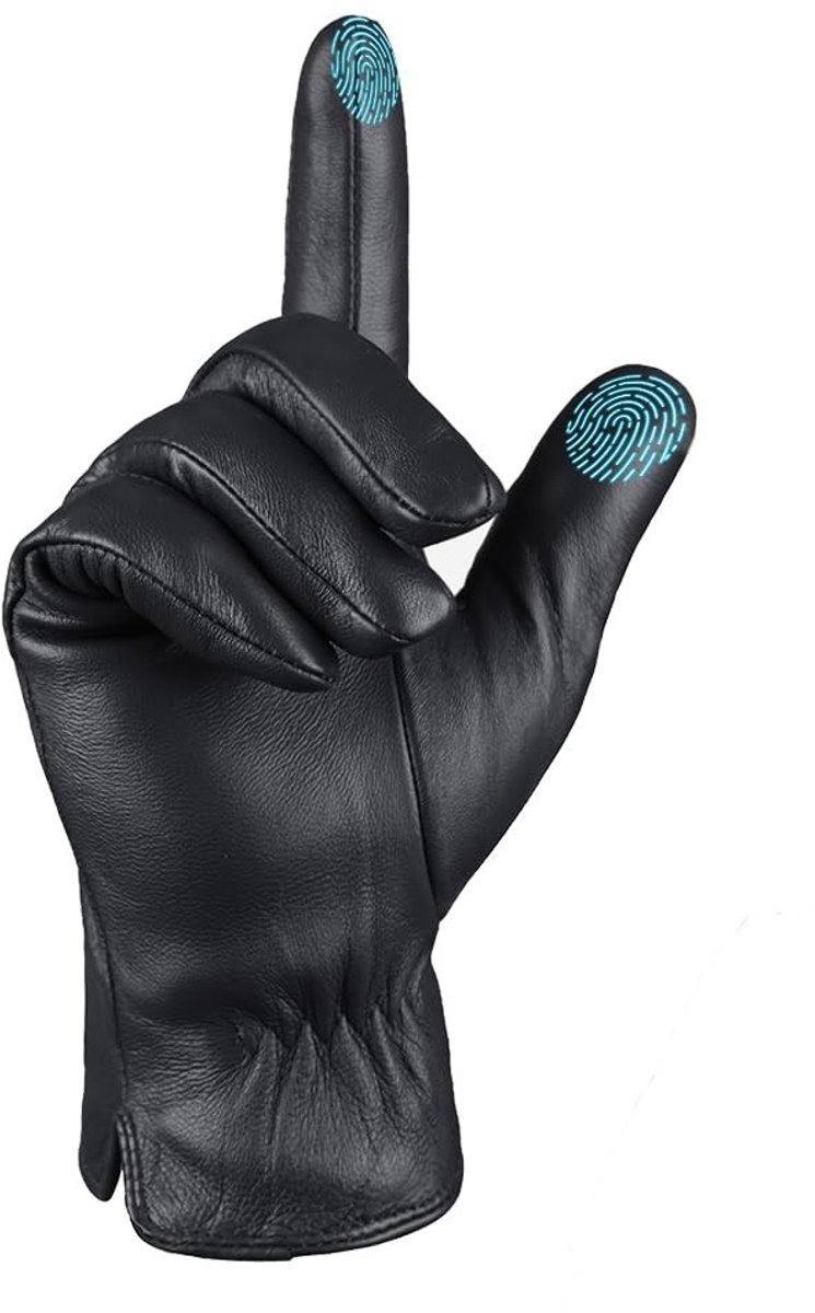 Omgoods - Winterhandschoenen - Leer en Touchscreen