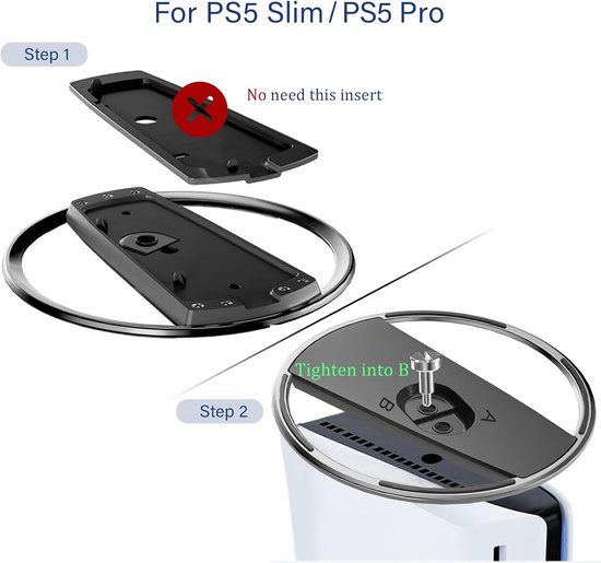 standaard voor Ps5/Ps5 /Ps5 Slim Consoles Antislip Base Mount voor — afbeelding 4