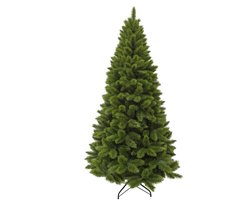 Triumph Tree Camden Kerstboom Slim - Kunstboom met Realistische Takstructuur en Volle Vorm - Kerstversiering met Insteekconstructie op Kleurcode - Extra Smalle Diameter - 185x94cm - Groen