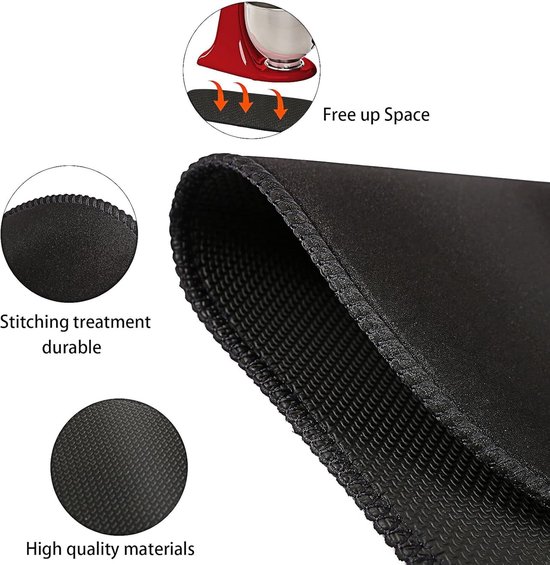 Glijplank voor KitchenAid keukenmachine, Artisan accessoires, onderlegger, mat, schuifmat voor keukenhulp, heavy duty keukenmachines, opzetstuk koffiezetapparaat (compatibel met KitchenAid 4,3 — afbeelding 3