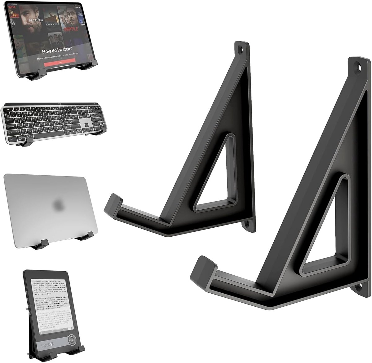 wandhouder voor tablets, toetsenborden, laptops en e-readers