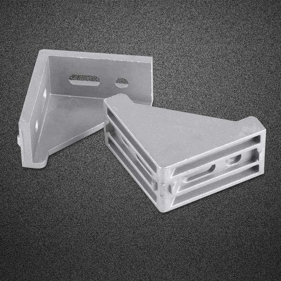 5 stuks hoekhouders van aluminiumlegering, hoekbevestiging, L-vorm — afbeelding 4