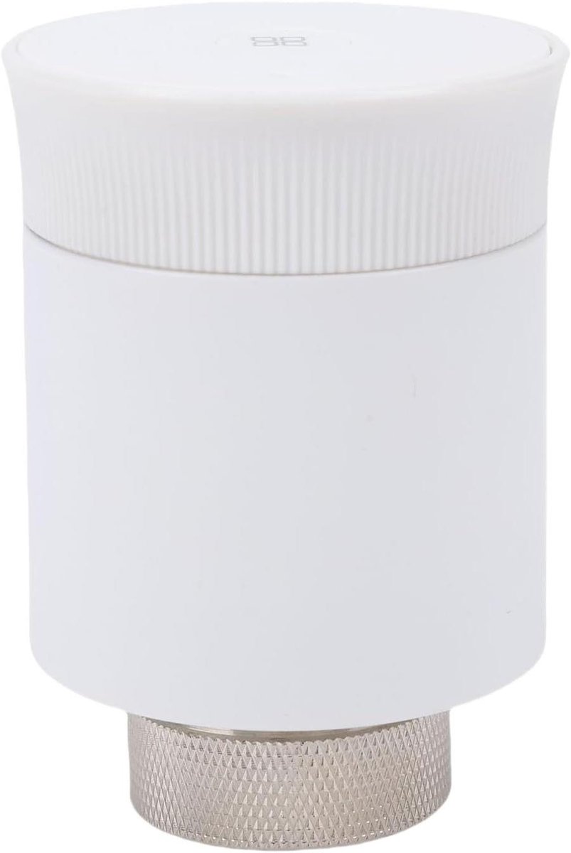 Slimme Thermostaat Klep - Radiatorknop App Bediening - Energie Besparen - Raam Open Detectie - M30 x 1.5mm - Wit