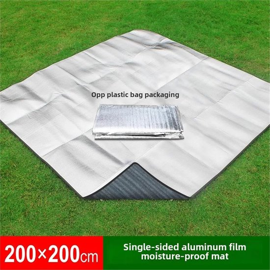 Kampeermat Aluminiumfolie - Isolerend Slaapkussen - Comfort Buiten - Reflecteert Lichaamswarmte - Compact Lichtgewicht - Kleur 3 — afbeelding 4