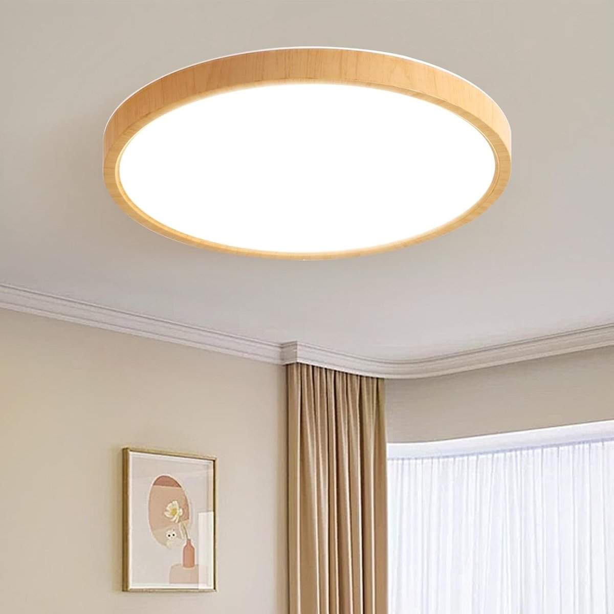 Moderne Ultra-Dunne Plafondlamp 24W Verstelbaar 3000K 4000K 6000K voor Woonkamer en Keuken, Energiezuinig en Stijlvol Ontwerp