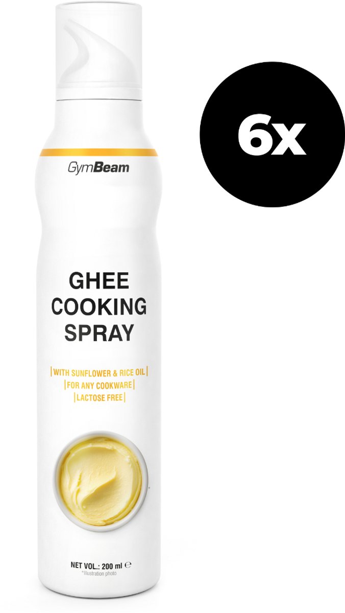 GymBeam Ghee kookspray 6 x 200 ml