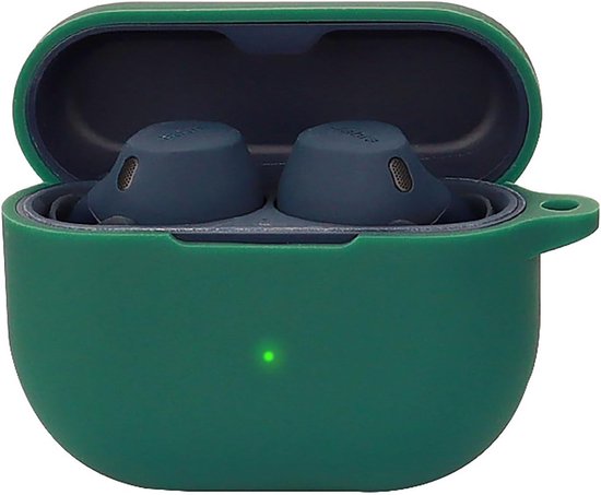 Hoes compatibel met Jabra Elite 10/10 Gen 2/ Elite 8 Active/8 Active Gen 2, siliconen stootvaste beschermhoes, ultradunne case cover, geen geur, hoes siliconen - zwart — afbeelding 5
