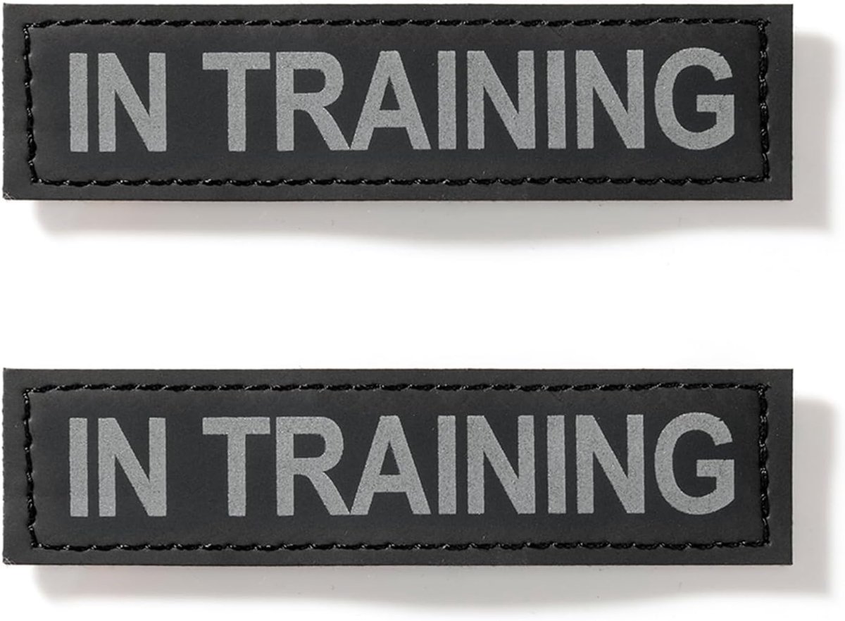 ELITE SPANKER 2 stuks klittenbandsluiting diensthond patch persoonlijkheid decoratie voor hondenharnas & vesten (IN training)