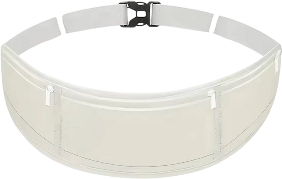 Waterdichte Hardloop Heuptas – Sport Heuptas voor Telefoon met Verborgen Vak, Running Taille Tas voor Hardlopen, Fitness, Wandelen en Outdoor - Grijs