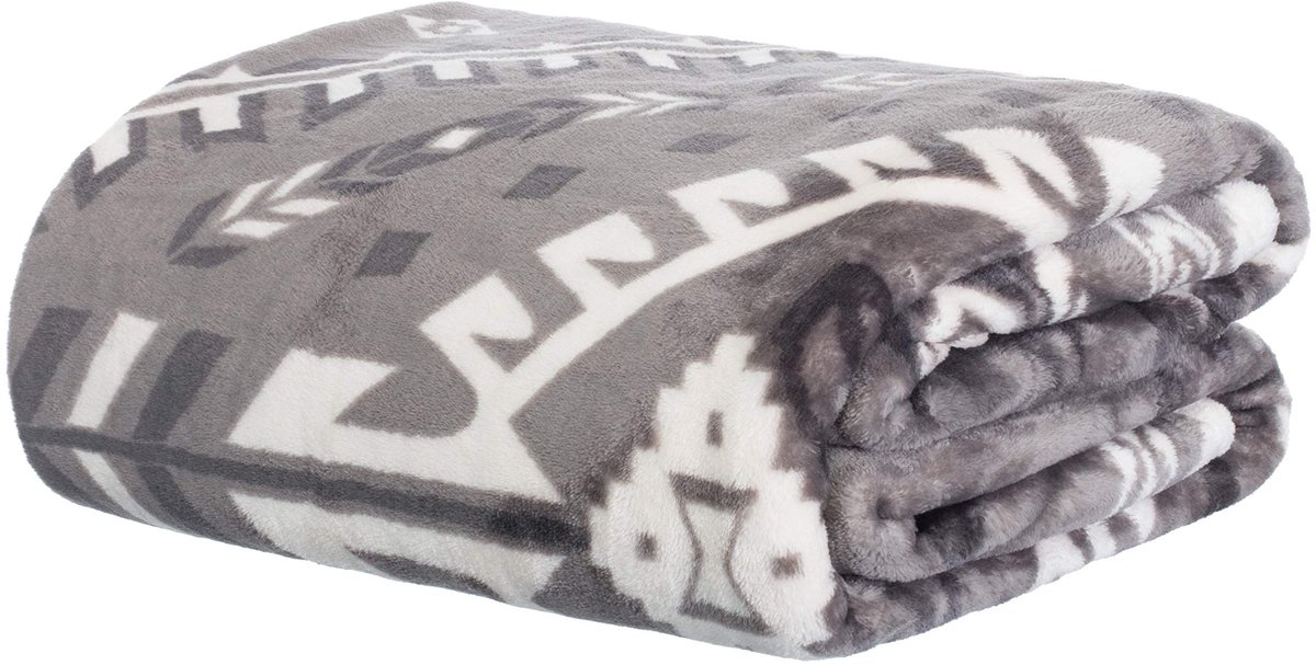 Omgoods - Flanellen Dekbed met Motief - 150 x 200 cm