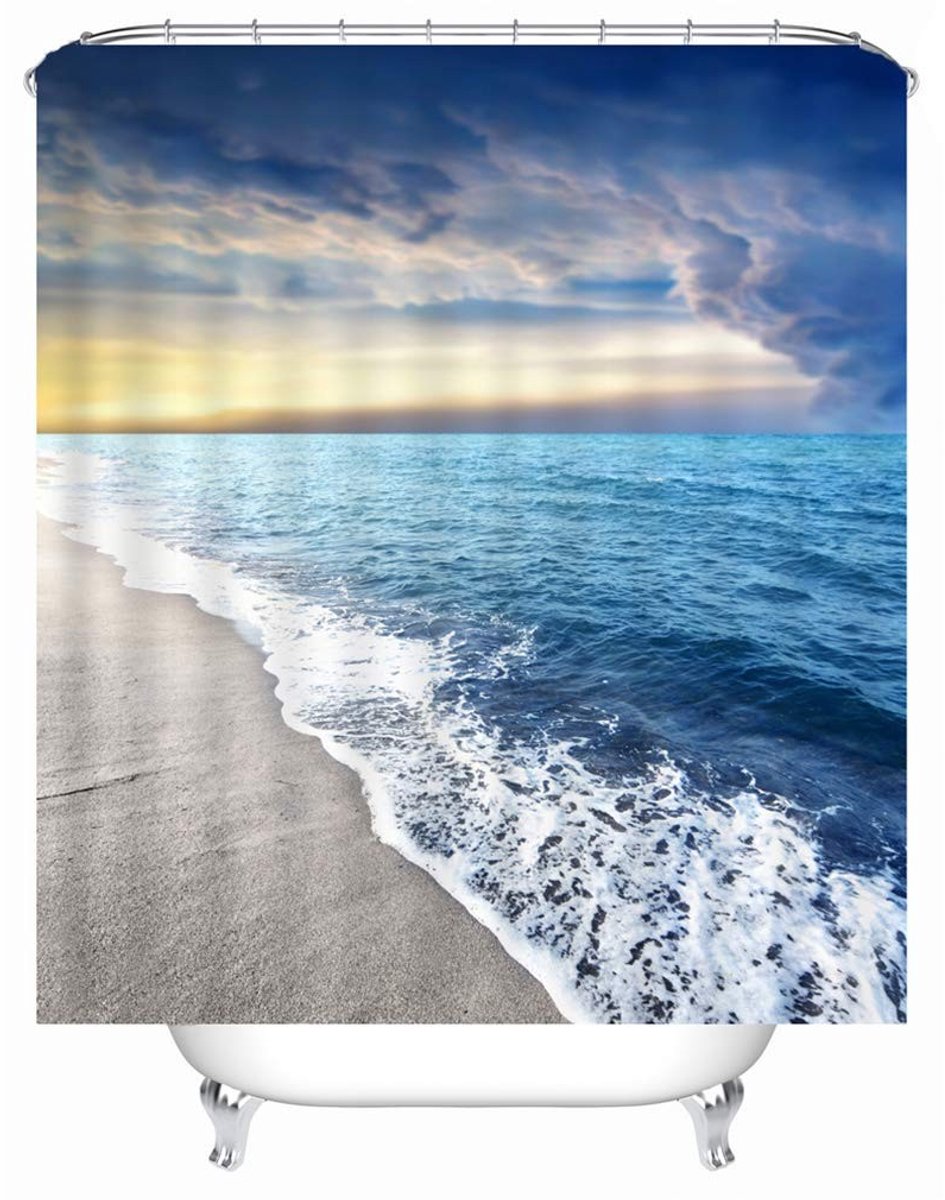 Omgoods - Strandleven Douchegordijn 240 x 200 cm