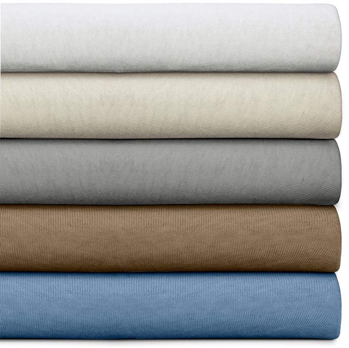 Omgoods - Fitted Sheet 100% Katoen Hotelkwaliteit, Kreukvrij met Perfecte Pasvorm, Anti-Allergisch, Grijs, Dubbel, 180 x 200 cm