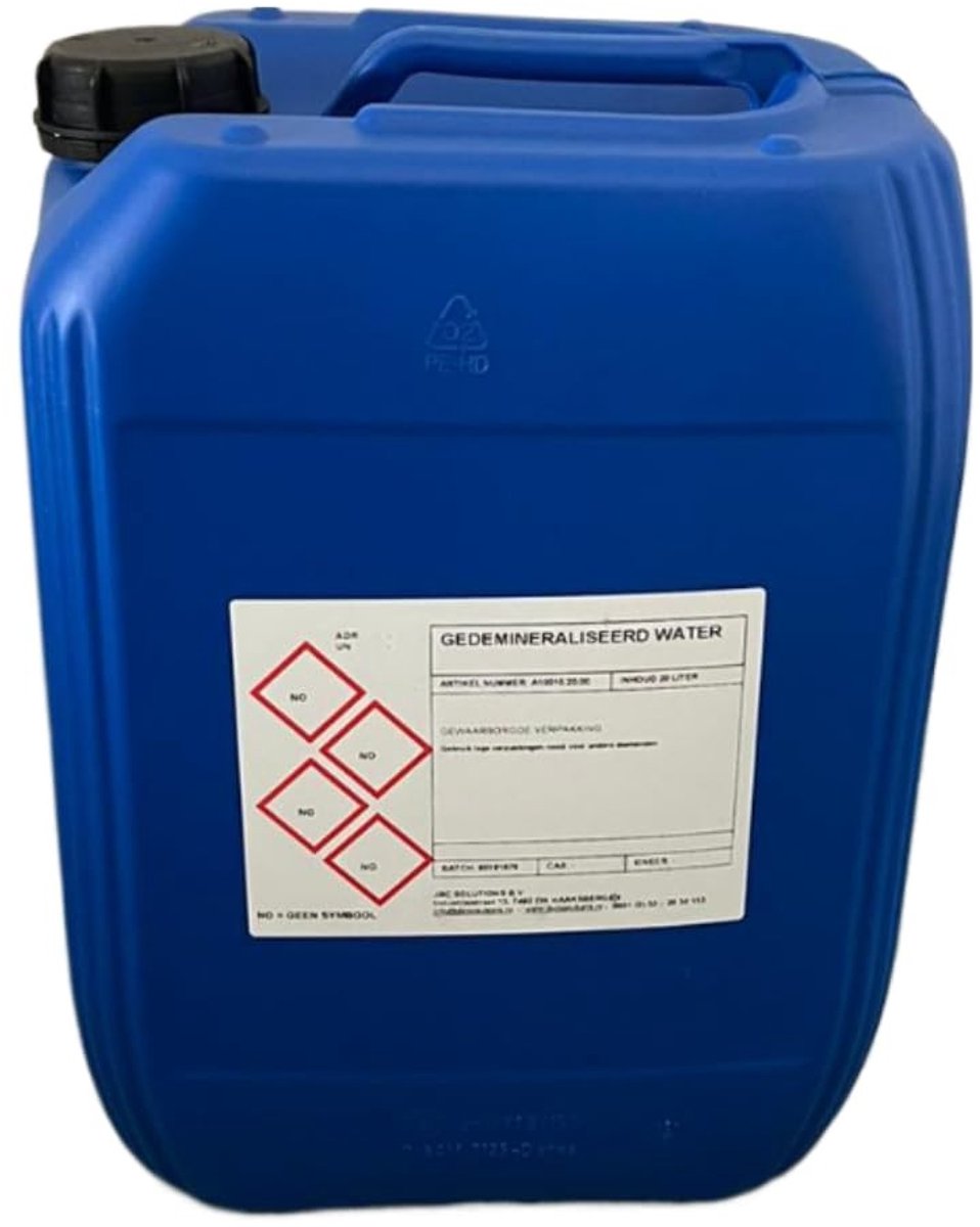 Omgoods - Demi Water voor Strijken - 20 Liter Verpakking