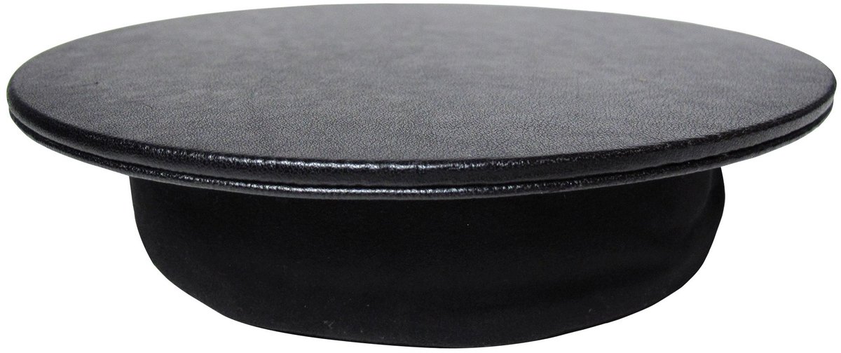 Omgoods - Beanbag Muismat - Ergonomisch en Comfortabel voor Thuis en Kantoor (Zwart Leer)