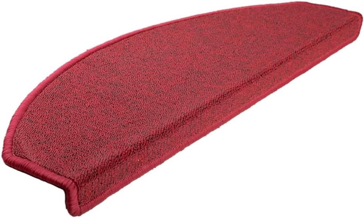 Trapmatten - Rood - 65 x 24 x 4 cm - 100% PP-getuft - Voor Trappen