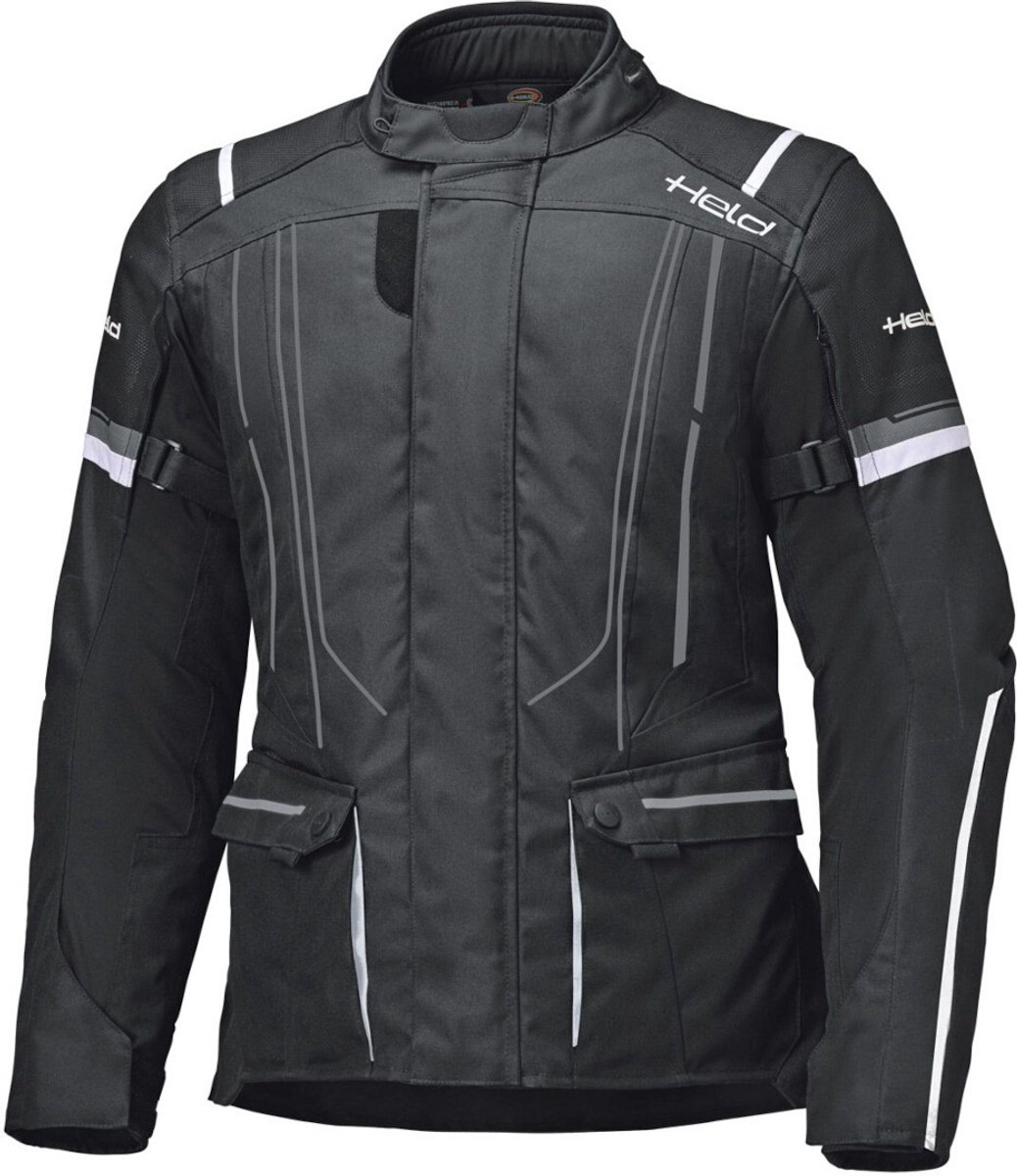 Held Zorro ST Zwart Wit Waterdicht Textiele Motorjas - Jas