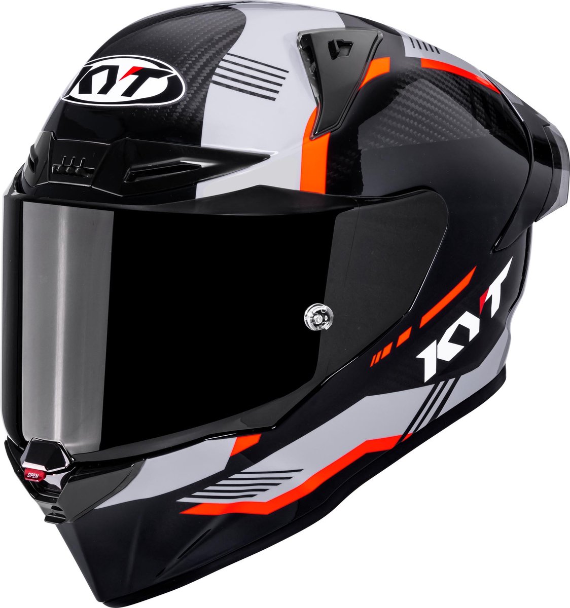 KYT R1R Carbon Zone Helm -