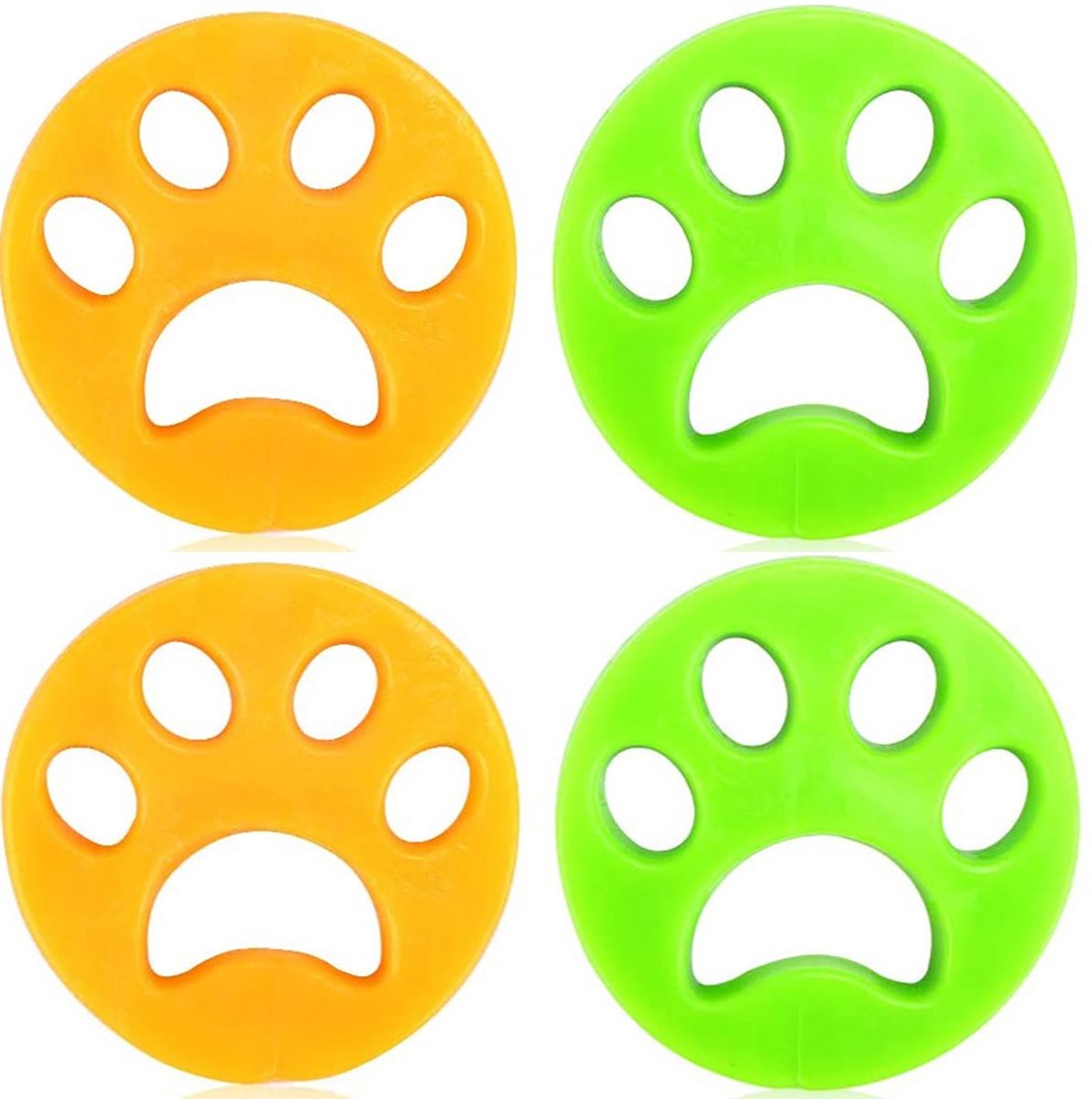 Vachtverwijderaar voor kleding - verwijdert honden-/kattenharen Groen/Geel