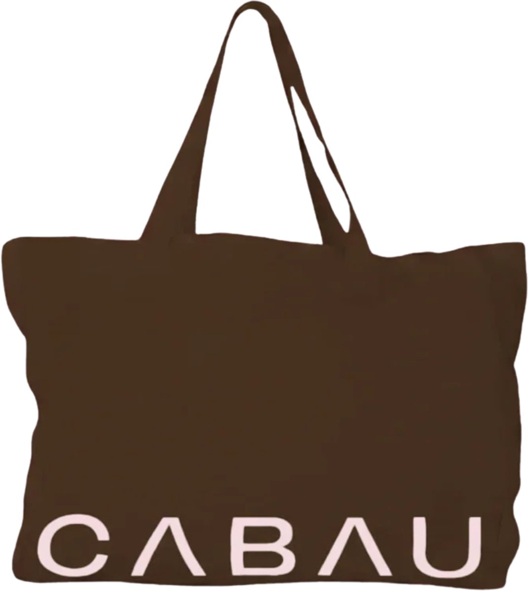 Cabau – Canvas Tas XL – Chocolate Brown – Grote Canvas Shopper met Binnenzak – Schoudertas Vrouwen – Duurzaam Materiaal – Handwasbaar – 48x12x35 cm – 20 l