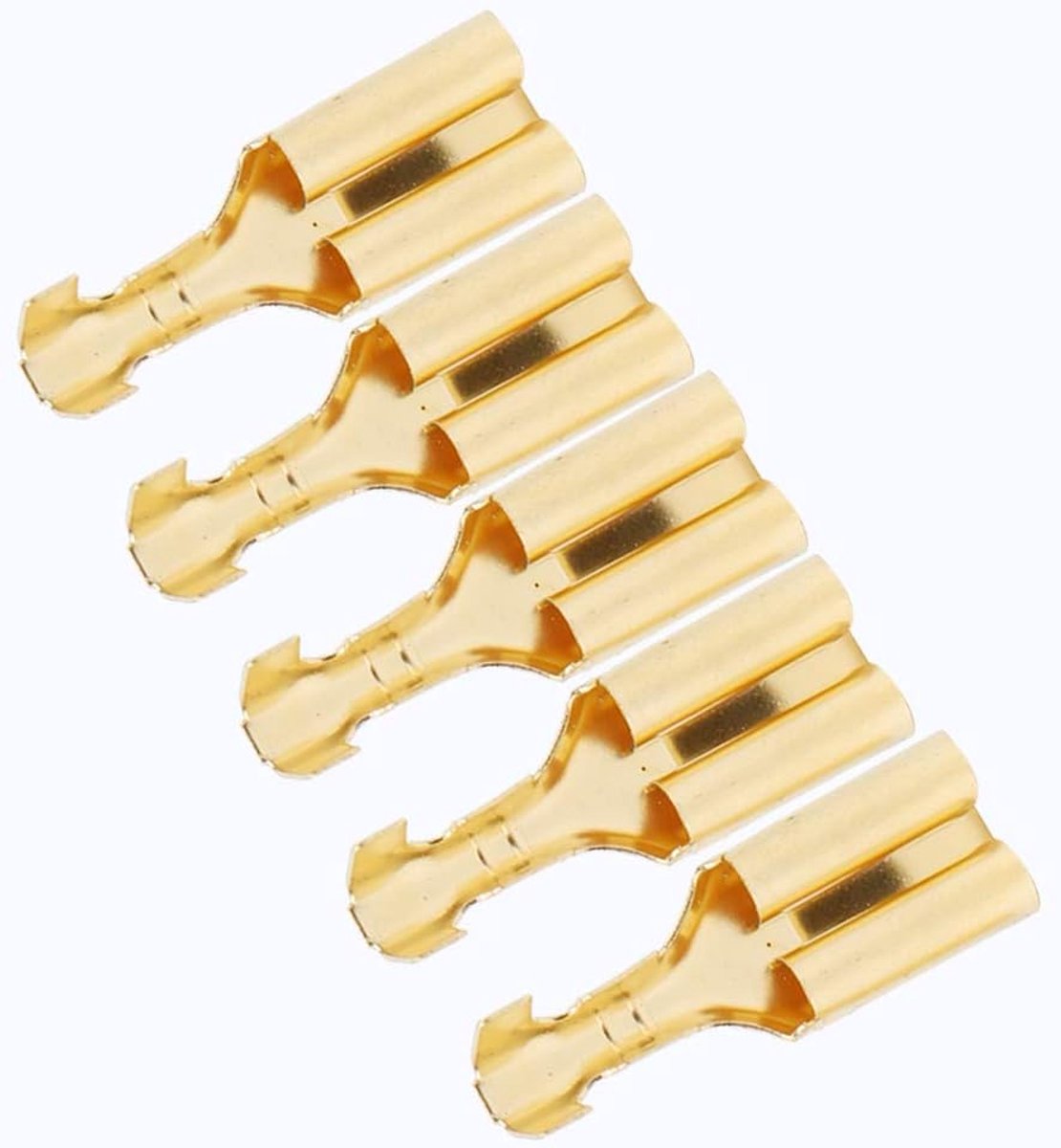 Kabelschoenen 100 Stuks, Platte Connectoren voor 7,8 mm Brede Pinnen
