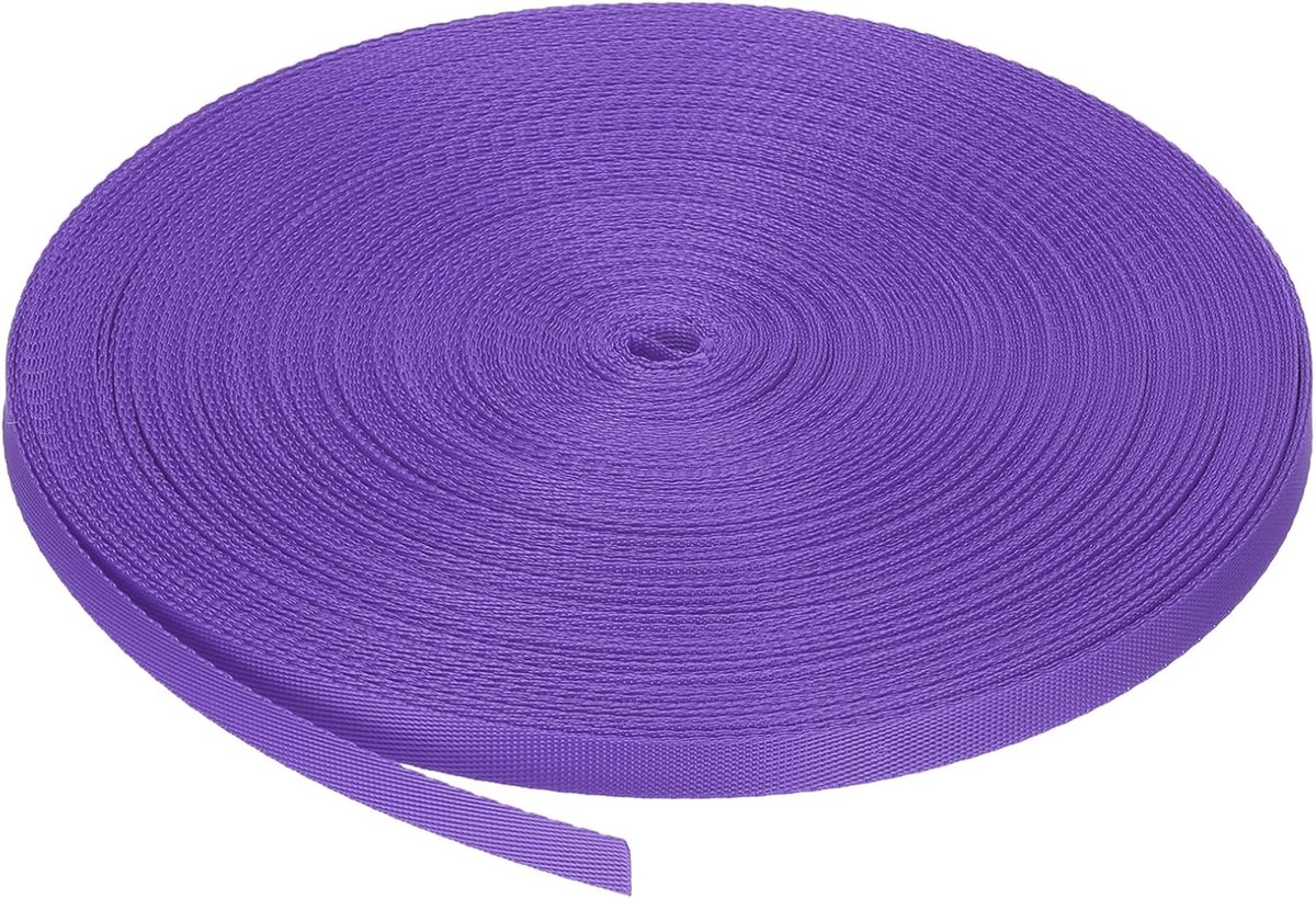 Gordelband van polypropyleen, 10 mm breed, nylon riem, 45 meter