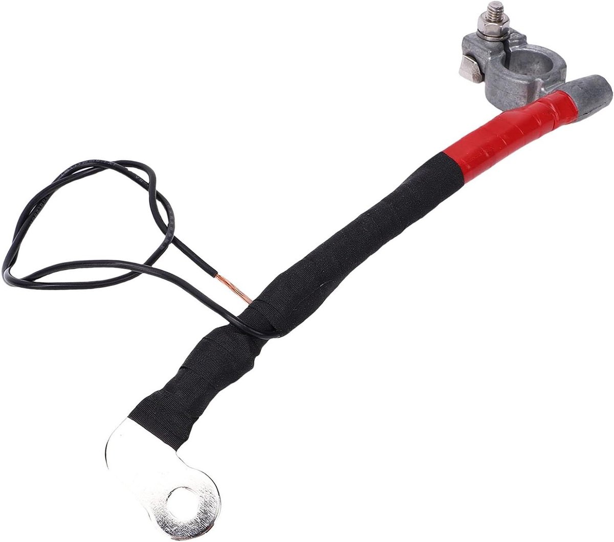 Accukabel Positief - Batterijkabel Pluskabel - Voertuig Elektronica - Directe Vervanging - 22 x 7 x 6 cm - Zwart